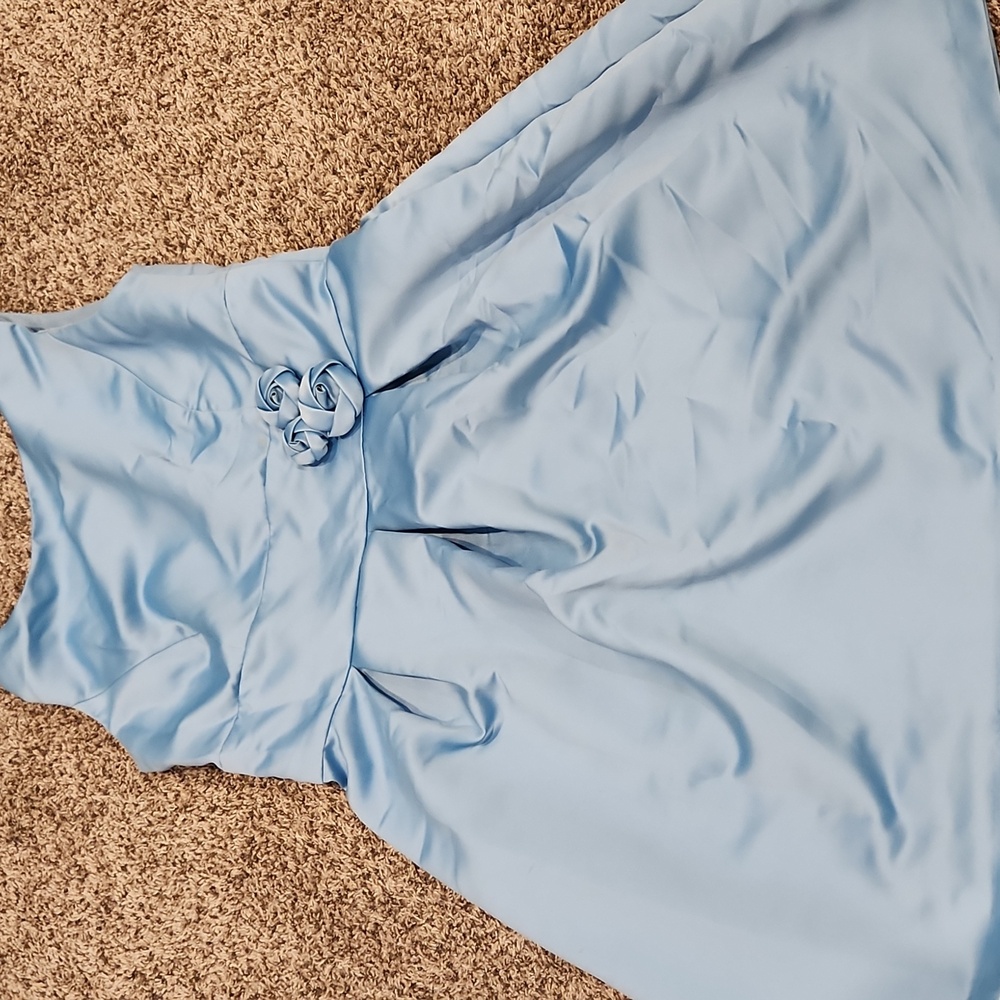 Dessy Collection Formal Dress Size 22 Windsor Blue
